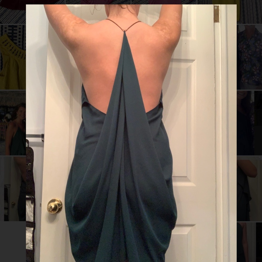 Dark green dress